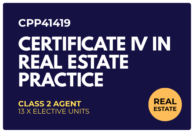 Selective Clusters - CPP41419 Certificate IV in Real Estate Practice